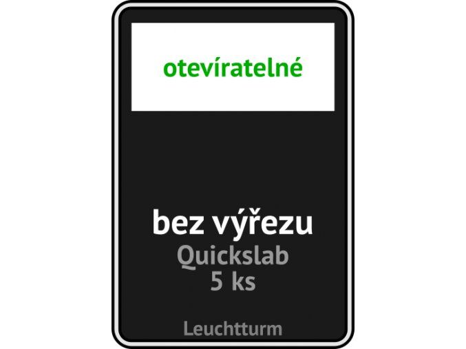 quickslab bez vyrezu opakovane oteviratelny slab na mince obdelnikova mincovni kapsle leuchtturm 346466 lighthouse