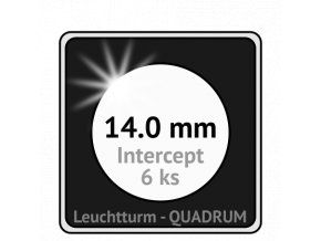 quadrum intercept prumer 14 mm ochranne bublinky 14mm protikorozni ctvercove mincovni kapsle na mince proti oxidaci patine leuchtturm 344122 lighthouse