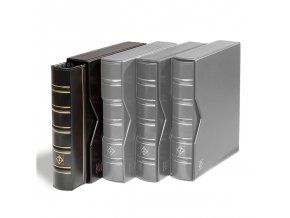 optima classic cerne mincovni album s kazetou prazdne bez listu leuchtturm 324423 lighthouse