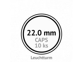 caps 22 mm kruhove kapsle na mince do 22mm mincovni bublinky kulate 10 ks leuchtturm 300053 lighthouse