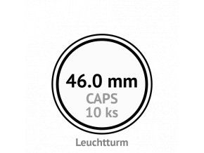 caps 46 mm kruhove kapsle na mince do 46mm mincovni bublinky kulate 10 ks leuchtturm 319538 lighthouse