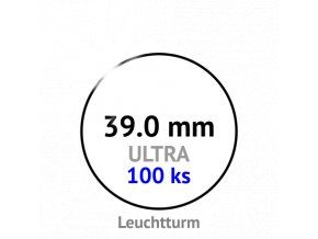 ultra 39 mm kruhove kapsle na mince do 39mm mincovni bublinky kulate 100 ks ultra premium leuchtturm 361332 lighthouse