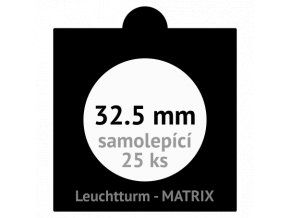 matrix cerne samolepici mincovni ramecky na mince prumer 32 5 mm baleni 25 ks 5x5 cm leuchtturm 345691 lighthouse