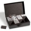 presidio quadrum 100 box na ctvercove mincovni kapsle quadrum krabicka na mince krabice 50x50 leuchtturm 340969 lighthbox