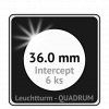 quadrum intercept prumer 36 mm ochranne bublinky 36mm protikorozni ctvercove mincovni kapsle na mince proti oxidaci patine leuchtturm 344161 lighthouse