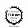 ultra intercept 33 mm kruhove kapsle na mince 33mm s cernou protikorozni ochrannou vlozkou proti oxidaci patine 10ks leuchtturm 359427 lighthouse